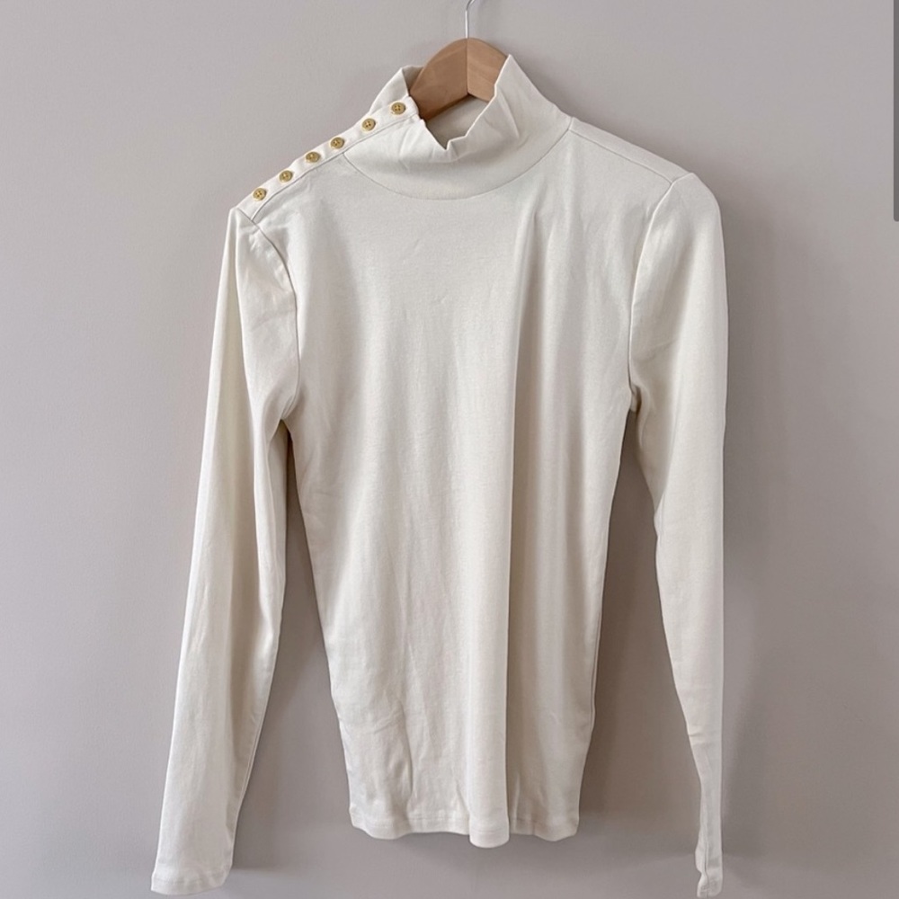 J. Crew Shoulder Button Turtleneck - image 1